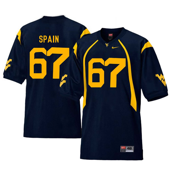 West Virginia Mountaineers 67 Quinton Spain Navy College Football Jersey Dzhi,We sell and wholesale West Virginia Mountaineers 67 Quinton Spain Navy College Football Jersey Dzhi on line form chian!